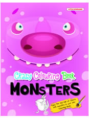Crazy Colouring Book—Monsters